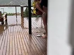Homemade Content By Wifebucket - Shameless And Slutty Young Wife Getting Fucked On The Porch