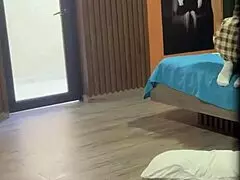 Perverted stepfather discovers stepdaughter masturbating her ass after school