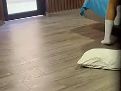 Perverted stepfather discovers stepdaughter masturbating her ass after school