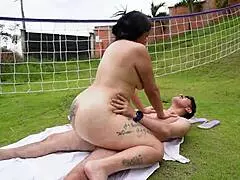 a milf turns me on so i hang out with her outdoors