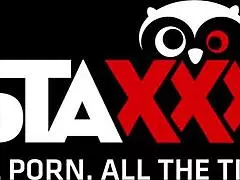 Blonde Becca Fucks for the Camera, Taking a Facial Cumshot.