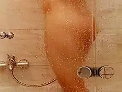 She Caresses Herself Gently In The Warm Bath