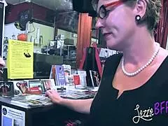 Lezzie BFF: Dominant MILF Uses Newbie Lesbian and Plays with Toys for Intense Orgasms