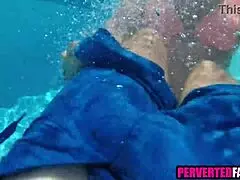 Sex with Step Mom by the Pool!