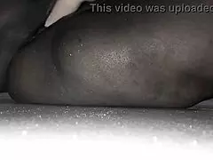 Black BBW takes big penis in her giant pussy trailer