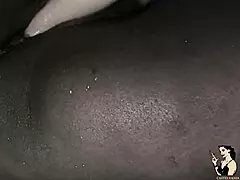 Black BBW takes big penis in her giant pussy trailer