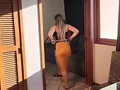 My wife almost caught me with her friend in the kitchen, part 2