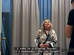 she had to work with her pussy but in the end she just enjoyed it, didn't she?