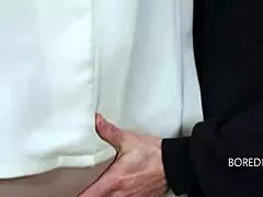 Boss lady doesn't notice getting fucked by a stranger in boredma video