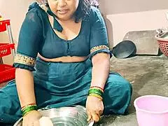 Indian Desi Moms Engage in Hardcore Fucking in the Kitchen
