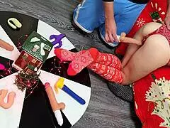 Two Thrusting Dildos Destroy Her Tight Pussy