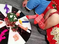 Two Thrusting Dildos Destroy Her Tight Pussy