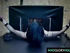 at the club, amateurs SUCK and FUCK through glory holes.