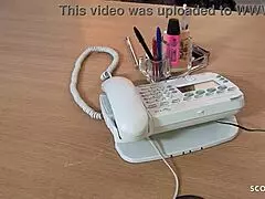 hey karlie simon seduced that worker for some office fun in lingerie