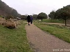 Naughty milf sarah janes public flashing and outdoor masturbation of exhibitioni