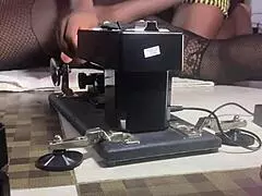 as the pussy machine operator i expertly handle this huge black toy on my pussy