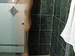 hey, my swingers amateur stepmom fucks me in the shower while daddy's working from home, so risky!