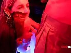 Watch this simp American milf get freeused in New Year's threesome!