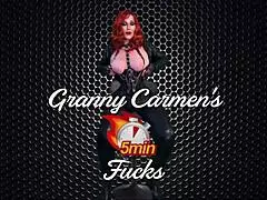 granny bijou gets a sticky creampie from her old lover