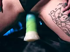 Gorgeous Marilou is back for evol feet worship and hot masturbation with the queen