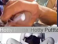 Cum tribute to hotty puttta milf with lot of cum on shaved pussy