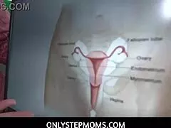 onlystepmoms short haired busty milf stepmother olive glass educating her horny stepson