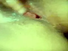 This pretty chubby girl with big tits is having solo time at home in lingerie, feeling so wet and horny.