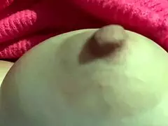 hot big tits bouncing session close up slow motion with artemisia love's hard nipples 😍