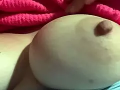 hot big tits bouncing session close up slow motion with artemisia love's hard nipples 😍
