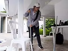 My Boss Helps Me Out Of The Pool And Convinces Me To Fuck Him Laluceroficial