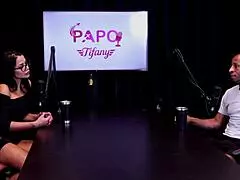 Latina Brunette Teases In Gangbang Scene With Black Top. She Comments On Medicine Use During Interracial Action.