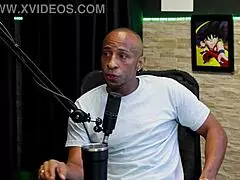 Latina Brunette Teases In Gangbang Scene With Black Top. She Comments On Medicine Use During Interracial Action.