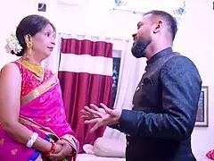 Wow, husband shares his innocent wife with friend in full threesome action!