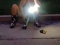 Mandeezy4u2 showcases her big natural tits and clit in update 7