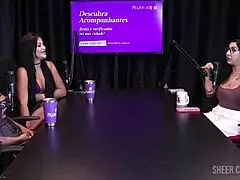 Compilados Da Renatinha Melo Cast With Tifany Rocha And Didy Reis - Parte 5 On Sheer Red