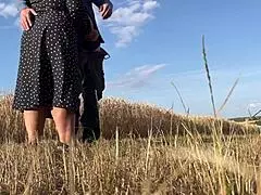 mature step mother-in-law in sexy dress makes son-in-law cum while wife doesn't see