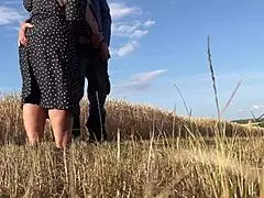 mature step mother-in-law in sexy dress makes son-in-law cum while wife doesn't see