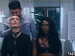 obedient milf wife siri dahl and her ebony bff serving perverted husband in taboo 3some