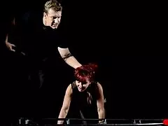 redhead gilf sexy vanessa gets fucked hard by sexy hunk jerry kovak, muscular bodybuilder, dominating and screaming