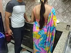 indian desi bhabhi gets fucked hard by devar first time in kitchen