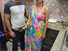 indian desi bhabhi gets fucked hard by devar first time in kitchen