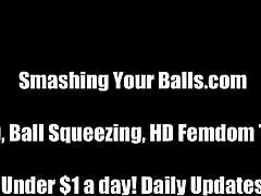 Can two hot milfs smash your balls?