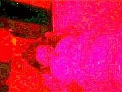 Step-sister helps step-brother in bathroom