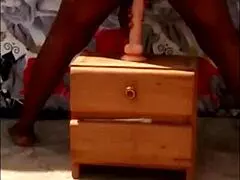 Young AFRICAN girl MASTURBATES outdoors near her HOME, part one