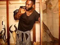 Footballer meets mature woman in Africa, quick public fuck in park 😉