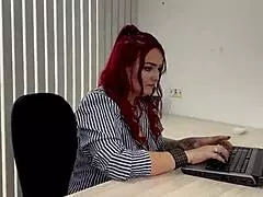 Milf therapist fucks a nerd boy in her office