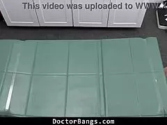 hey, the patient's vaginal dryness got treated with a big dick in the exam room