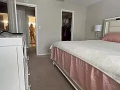 Ebony slut masterbates, gives head, licks ass, kisses balls, and handjobs bbc for massive load