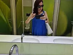 Heartfelt Laughter In Public Restroom Moments