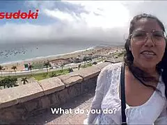 Do you enjoy me riding his hard cock?